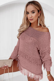 Hilary Fringe Sweater (S-XL)