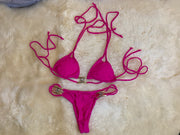 Emily Pink Rhinestone Bikini