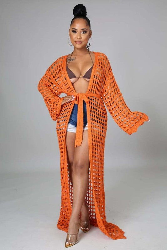 SEXY CROCHET COVER-UP KIMONO