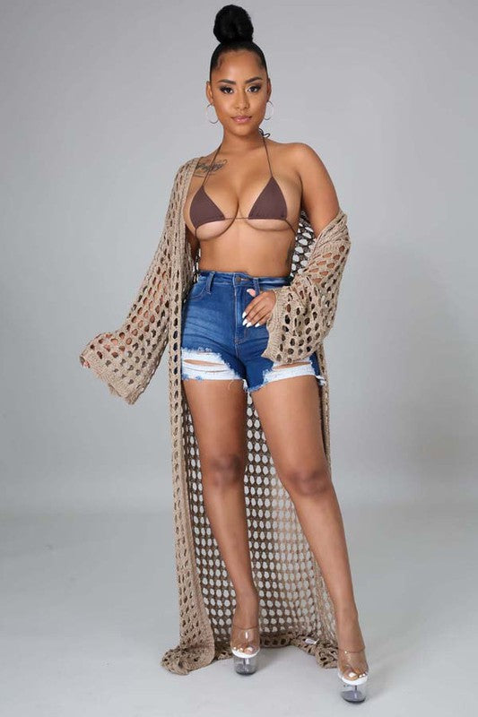 SEXY CROCHET COVER-UP KIMONO