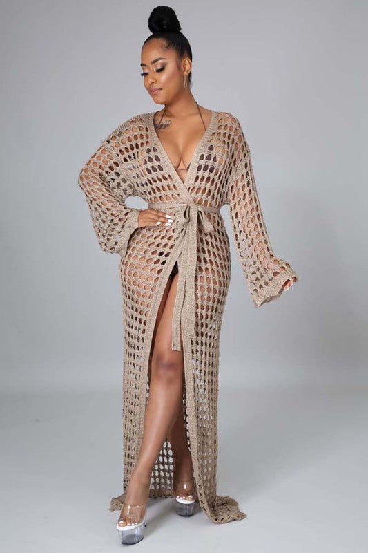 SEXY CROCHET COVER-UP KIMONO