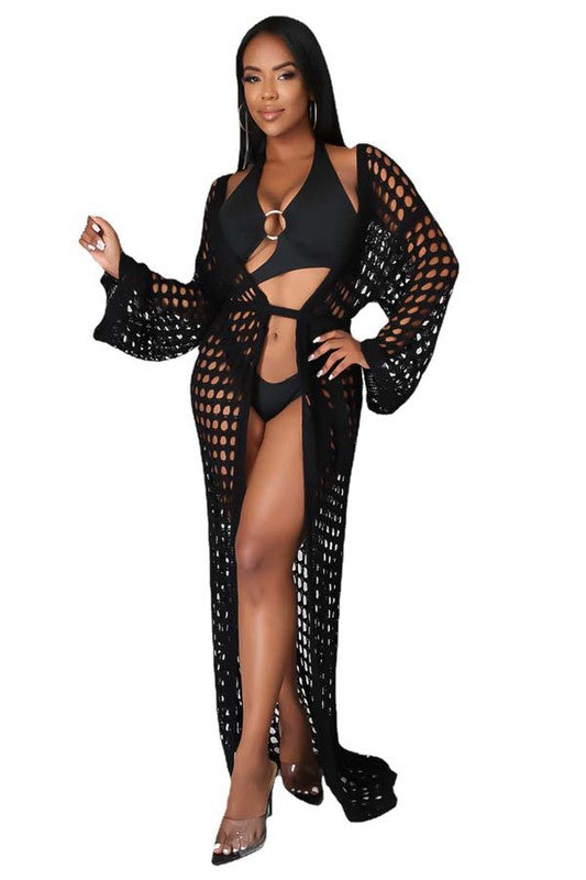 SEXY CROCHET COVER-UP KIMONO